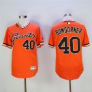 40 Madison Bumgarner Stitched Baseball Jersey Color orange 2