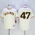 47 Johnny Cueto Stitched Baseball Jersey Color while 1