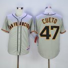 47 Johnny Cueto Stitched Baseball Jersey Color grey 1