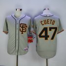 47 Johnny Cueto Stitched Baseball Jersey Color grey 2