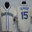 15 Kyle Seager Stitched Baseball Jersey Color while 2