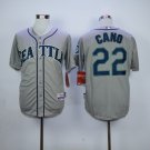 22 Robinson Cano Stitched Baseball Jersey Color grey 1