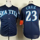 23 Nelson Cruz Stitched Baseball Jersey Color blue 1