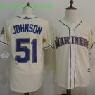 51 Randy Johnson Stitched Baseball Jersey Color while 4