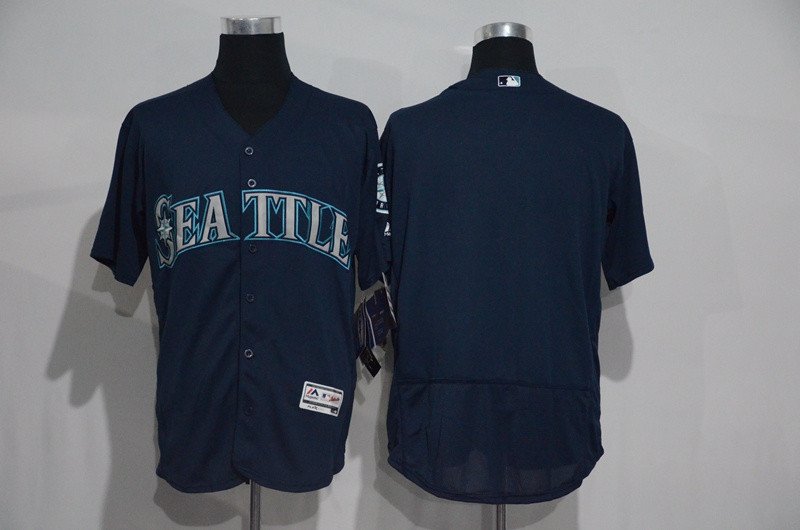 Seattle Mariners blank Stitched Baseball Jersey Color blue 1