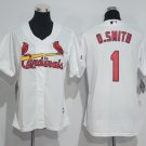 1 Ozzie Smith Stitched Baseball Jersey Color while 2
