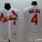 4 Yadier Molina Stitched Baseball Jersey Color while 2
