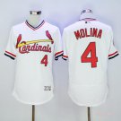 4 Yadier Molina Stitched Baseball Jersey Color while 2
