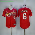 6 Stan Musial Stitched Baseball Jersey Color red 1
