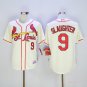 9 Enos Slaughter Stitched Baseball Jersey Color while 1