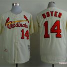 14 Ken Boyer Stitched Baseball Jersey Color while 1