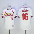 16 Kolten Wong Stitched Baseball Jersey Color while 1