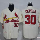  30 Orlando Cepeda Stitched Baseball Jersey Color while 1