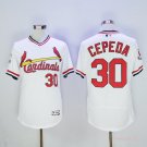  30 Orlando Cepeda Stitched Baseball Jersey Color while 2