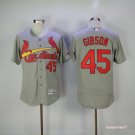 45 Bob Gibson Stitched Baseball Jersey Color grey 1