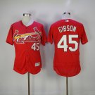 45 Bob Gibson Stitched Baseball Jersey Color red 1