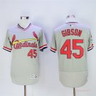 45 Bob Gibson Stitched Baseball Jersey Color grey 2