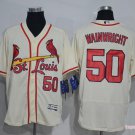50 Adam Wainwright Stitched Baseball Jersey Color while 1