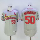 50 Adam Wainwright Stitched Baseball Jersey Color grey 2