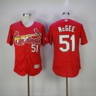 51 Willie McGee Stitched Baseball Jersey Color red 1