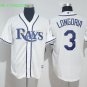 3 Evan Longoria Stitched Baseball Jersey Color while 1