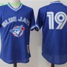 19 Jose Bautista Stitched Baseball Jersey Color blue 1
