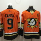 9 Paul Kariya Stitched Hockey Jersey Color orange 2
