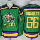 66 Gordon Bombay Stitched Hockey Jersey Color green 1