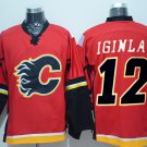 12 Jarome Iginla Stitched Hockey Jersey Color red 2