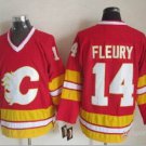14 Theoren Fleury Stitched Hockey Jersey Color red 1