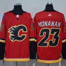 23 Sean Monahan Stitched Hockey Jersey Color red 1