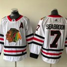7 Brent Seabrook  Stitched Hockey Jersey Color while 1