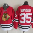 35 Tony Esposito Stitched Hockey Jersey Color red 1