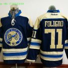 71 Nick Foligno Stitched Hockey Jersey Color blue 2
