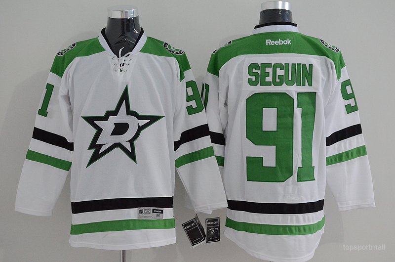 91 Tyler Seguin Stitched Hockey Jersey Color while 1