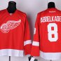8 Justin Abdelkader Stitched Hockey Jersey Color red 1