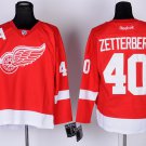 40 Henrik Zetterberg Stitched Hockey Jersey Color red 1