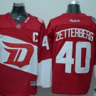 40 Henrik Zetterberg Stitched Hockey Jersey Color red 2