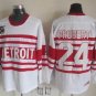 24 Chris Chelios Stitched Hockey Jersey Color while 2