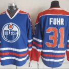 31 Grant Fuhr Stitched Hockey Jersey Color blue 1