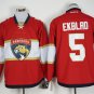 5 Aaron Ekblad Stitched Hockey Jersey Color red 1