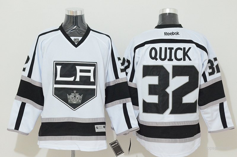 32 Jonathan Quick&Acirc;&nbsp;Stitched Hockey Jersey Color while 1