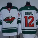 12 Eric Staal Stitched Hockey Jersey Color while 1