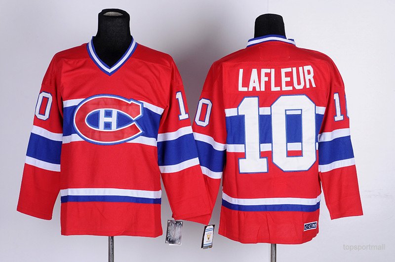 10 Guy Lafleur&Acirc;&nbsp;Stitched Hockey Jersey Color red 1