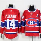 14 Tomas Plekanec Stitched Hockey Jersey Color red 1