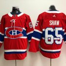 65 Andrew Shaw Stitched Hockey Jersey Color red 1