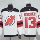 13 Nico Hischier Stitched Hockey Jersey Color while 1