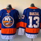 13 Mathew Barzal Stitched Hockey Jersey Color blue 1