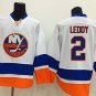 2 Nick Leddy Stitched Hockey Jersey Color while 1