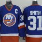 31 Billy Smith Stitched Hockey Jersey Color blue 1